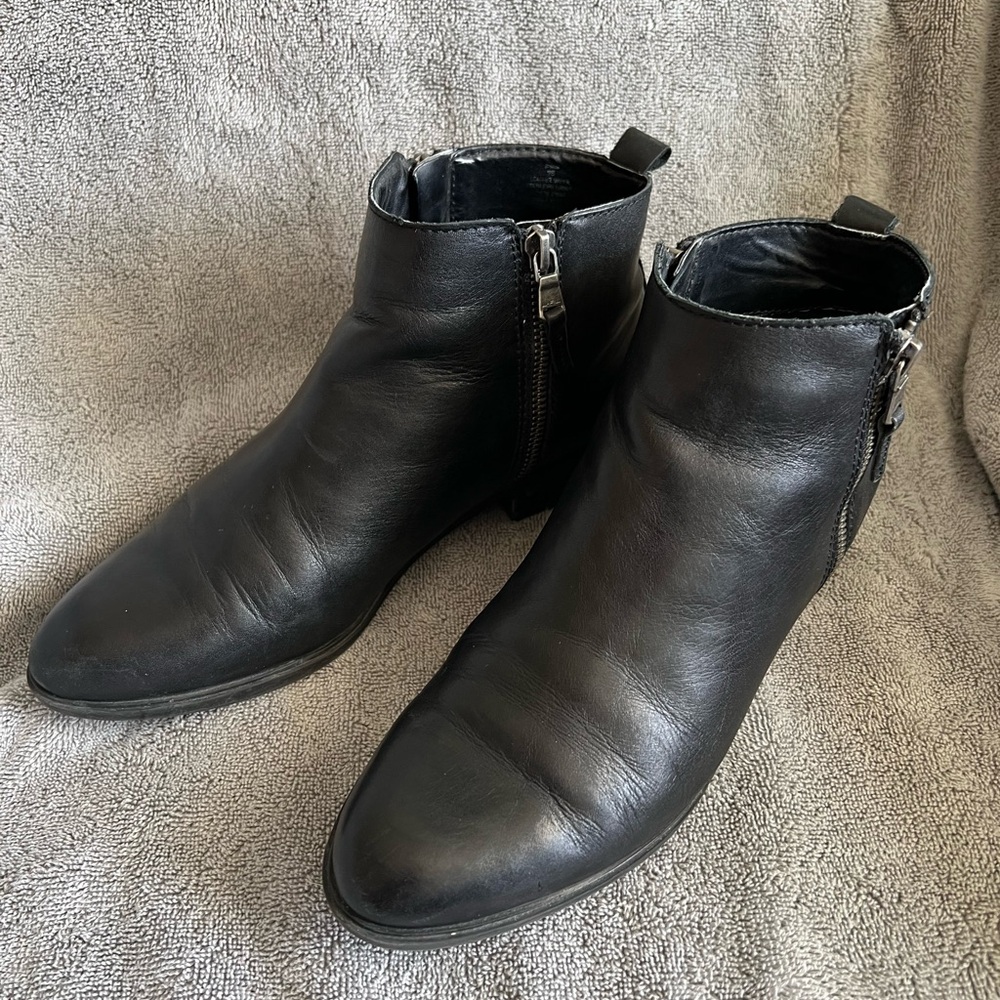 Ralph Lauren Zip Ankle Boots